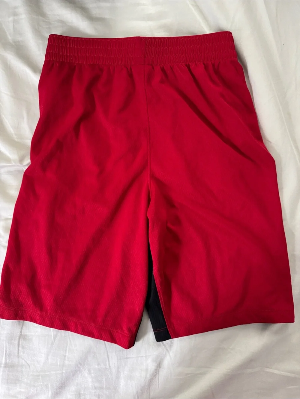 Kids Nike Red with Black Trim Basketball Shorts XL